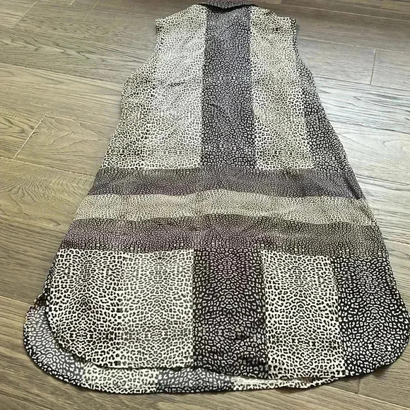 🔥MARCIANO🔥 | Blue and grey animal print sleeveless dress - Picture 12 of 12